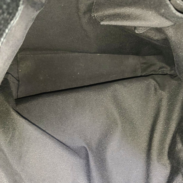 Monogram Canvas Tote Bag Black