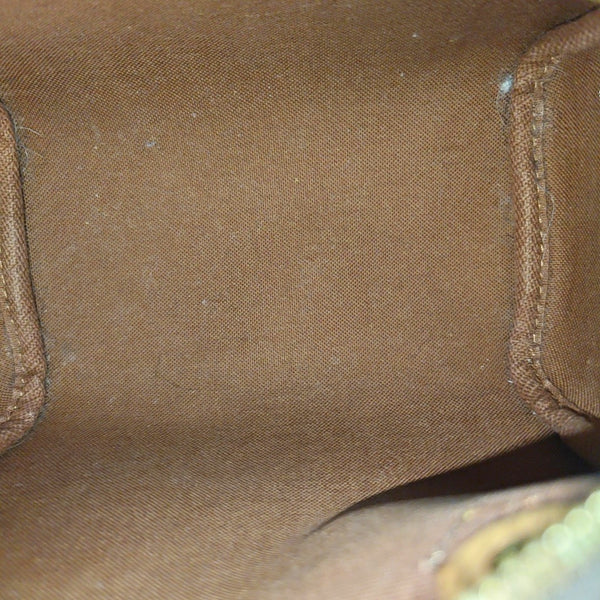 SPEEDY Nano Monogram Coated Canvas Brown