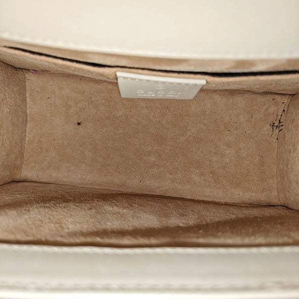 Sylvie Mini Calfskin White