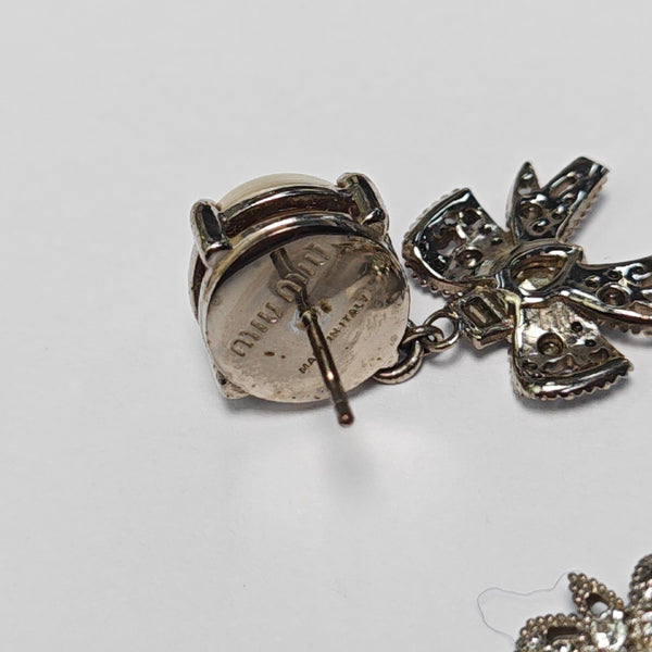 Metal Silver Earrings