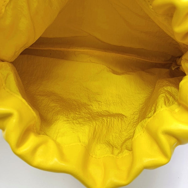 The Pouch Large Calfskin Yellow