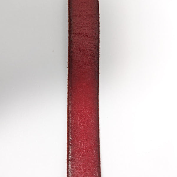 Leather Belt Red