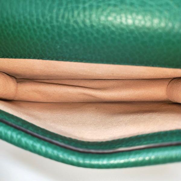 Dionysus Super Mini Calfskin Green