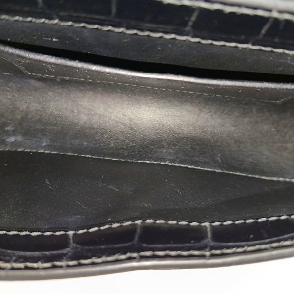 Calfskin Shoulder Bag Black