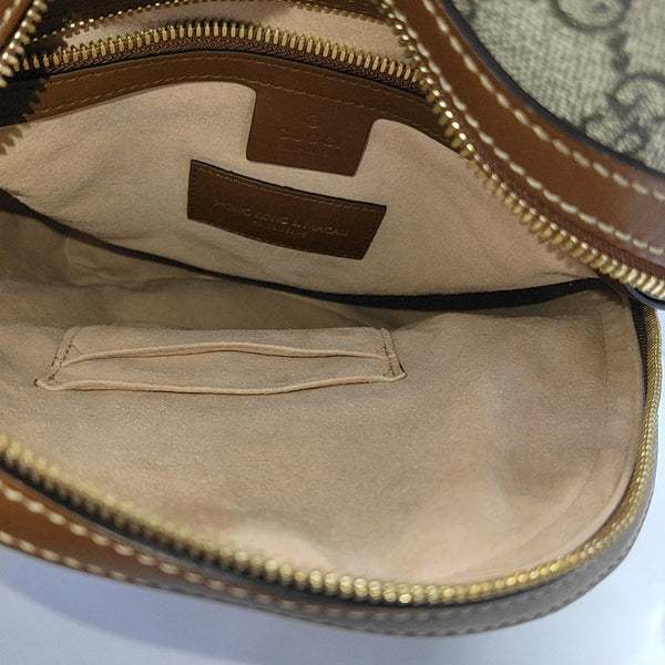 Monogram Coated Canvas Backpack Black