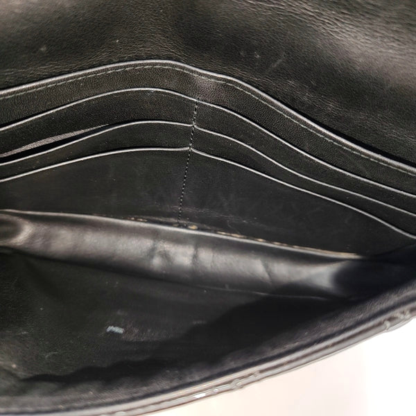 Miss Dior Cannage Patent Leather Black
