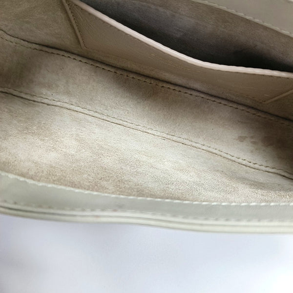 LE 5 À 7 Mini Calfskin White
