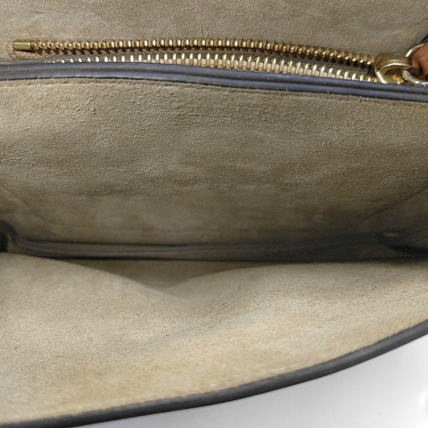 Faye Small Calfskin Brown