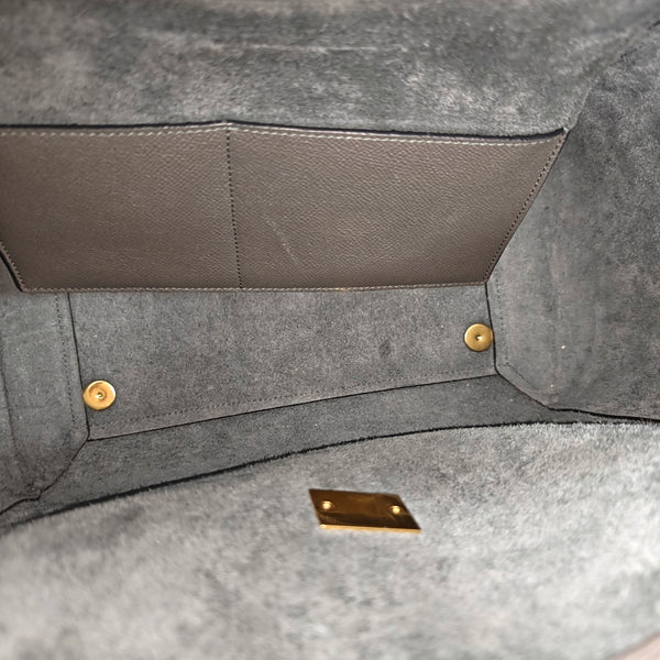 BELT Mini Calfskin Gray