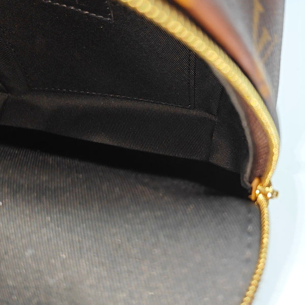 PALM SPRINGS Mini Monogram Coated Canvas Brown