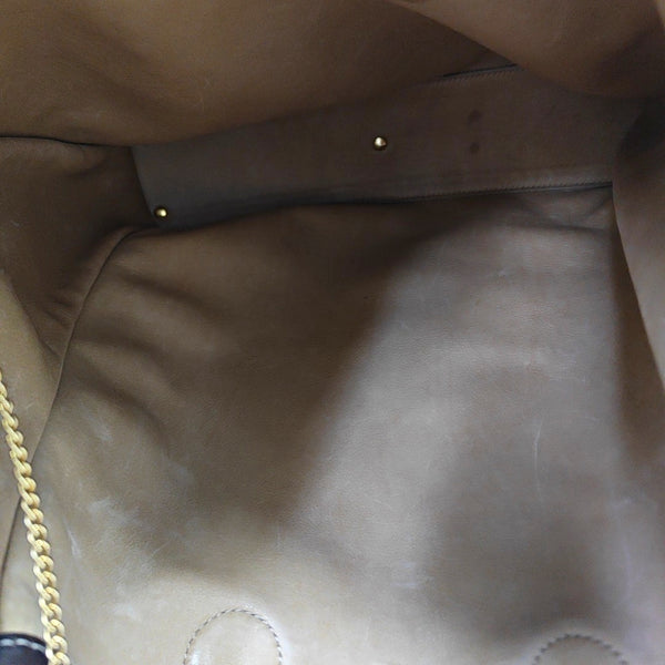 Suede Tote Bag Brown