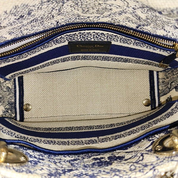 Lady D-Lite Medium Canvas Blue
