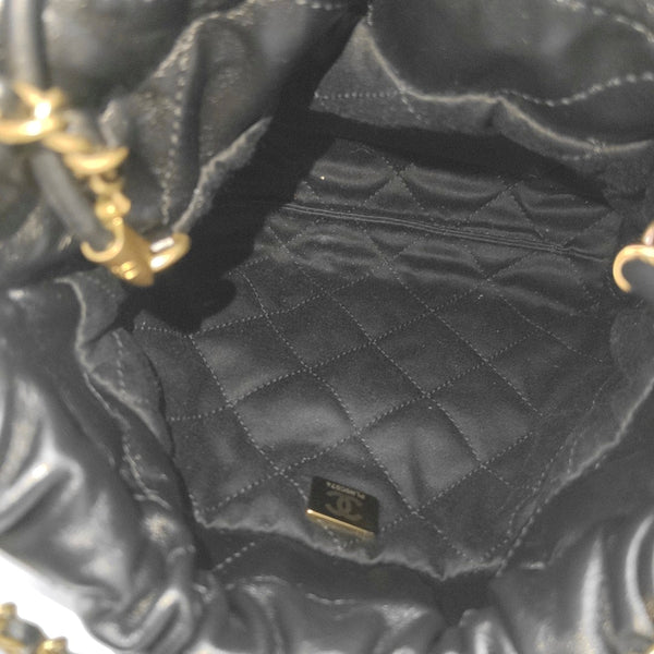 CHANEL 22 Mini Quilted Calfskin Black