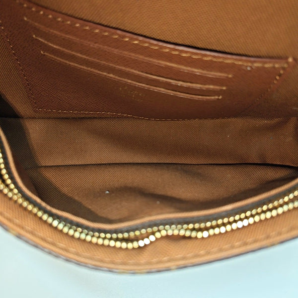IVY Monogram Coated Canvas Brown