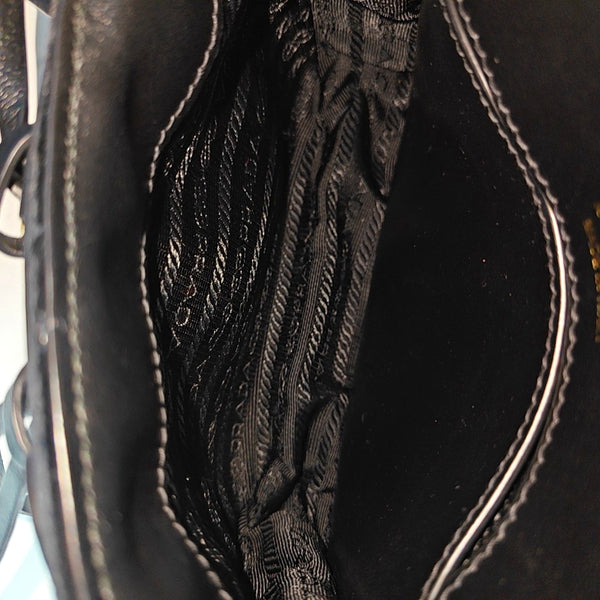 Belt Bag Quilted Velvet Black