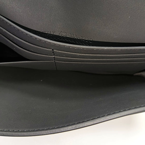 Saddle Mini Calfskin Black
