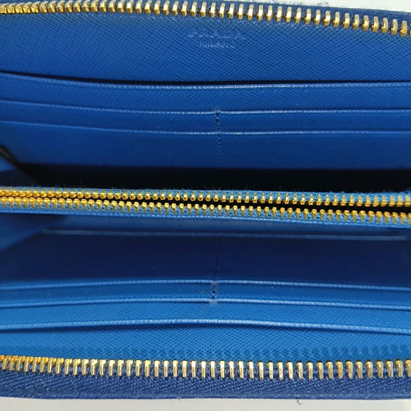 Calfskin Wallet Blue