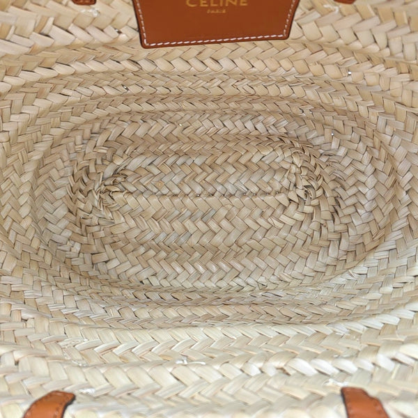 Straw Shoulder Bag Beige