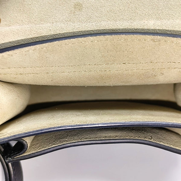 Leather Shoulder Bag Black