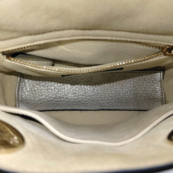 Authenticated pre-owned Lady Dior Mini Cannage Lambskin Silver - Tote Bag at Looply