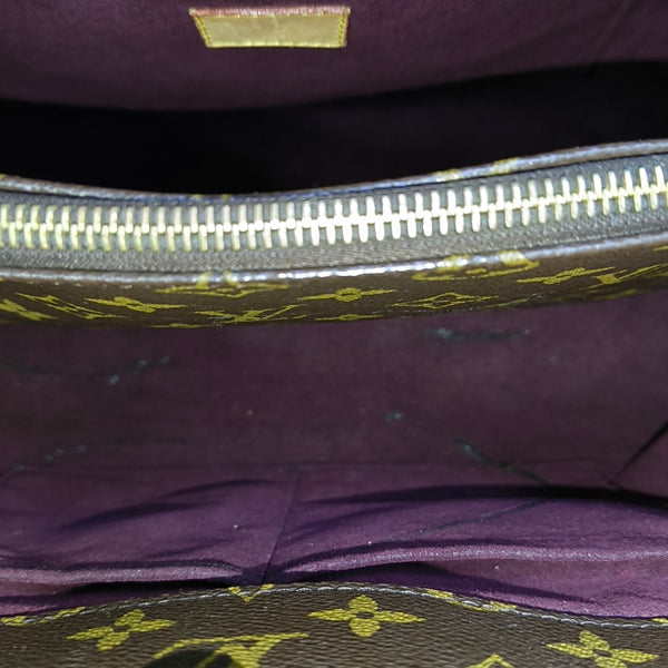MONTAIGNE Monogram Coated Canvas Brown