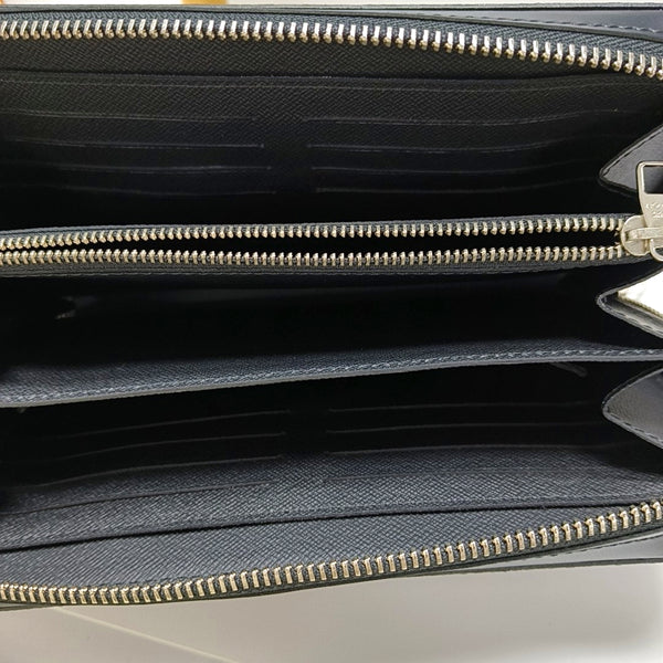 ZIPPY Extra Large Damier Graphite Coated Canvas Gray