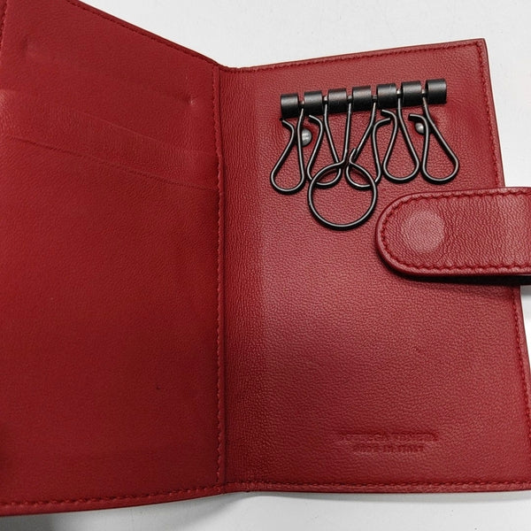 Calfskin Key Pouch Red