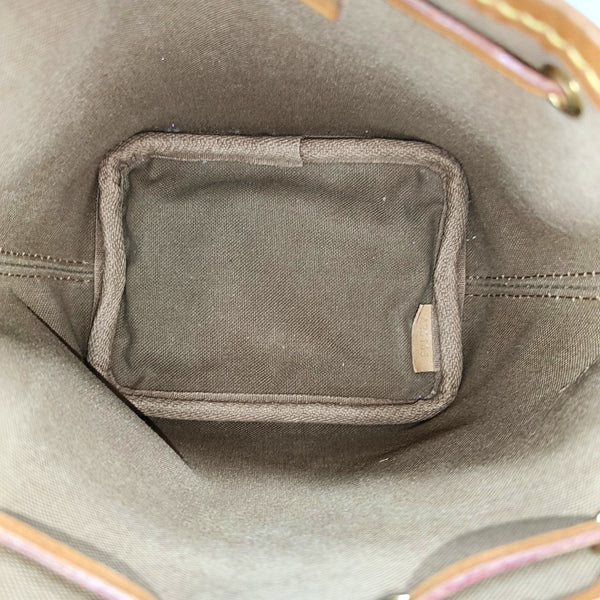 NÉONOÉ Nano Monogram Coated Canvas Brown