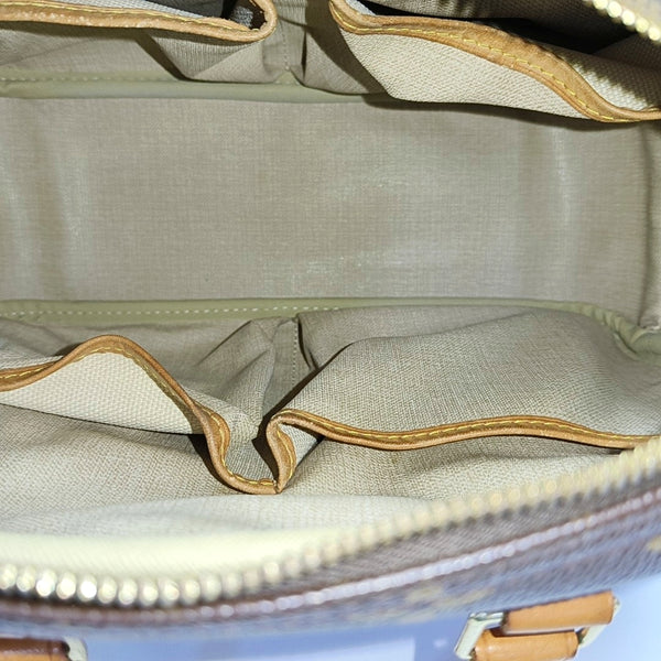 DEAUVILLE Monogram Coated Canvas Brown