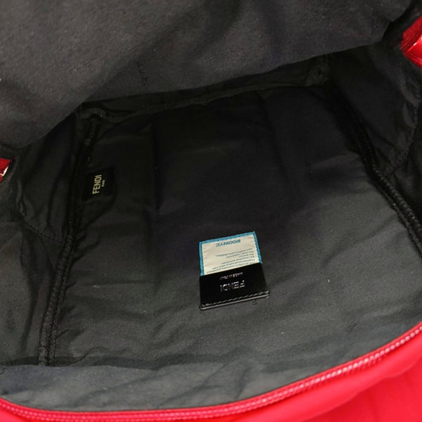 Fabric Backpack Red