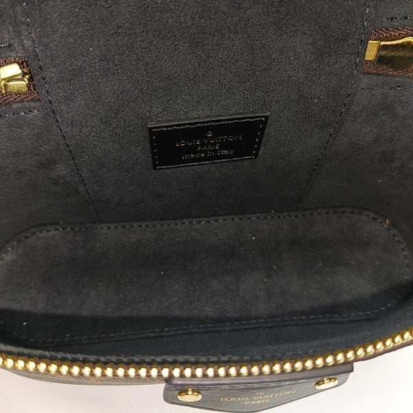Vanity Chain Pouch Monogram Coated Canvas Brown