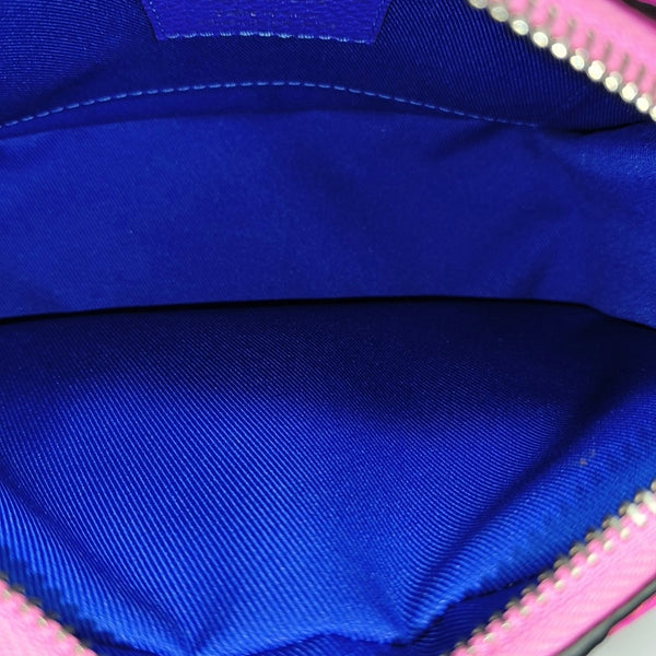 SOFT TRUNK Mini Calfskin Blue