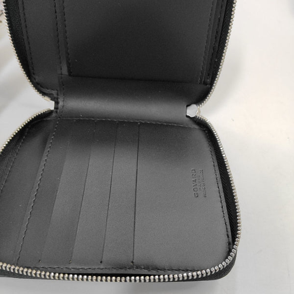 Saint-Marc Coated Canvas Black Wallet