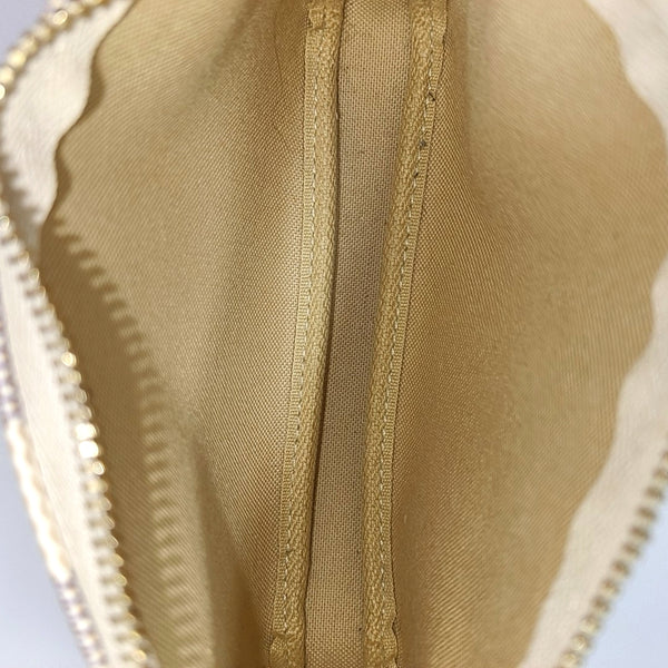 Authenticated pre-owned ACCESSOIRES Mini Coated Canvas White - Top Handle Bag at Looply