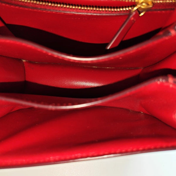 CLASSIC BOX Mini Calfskin Red