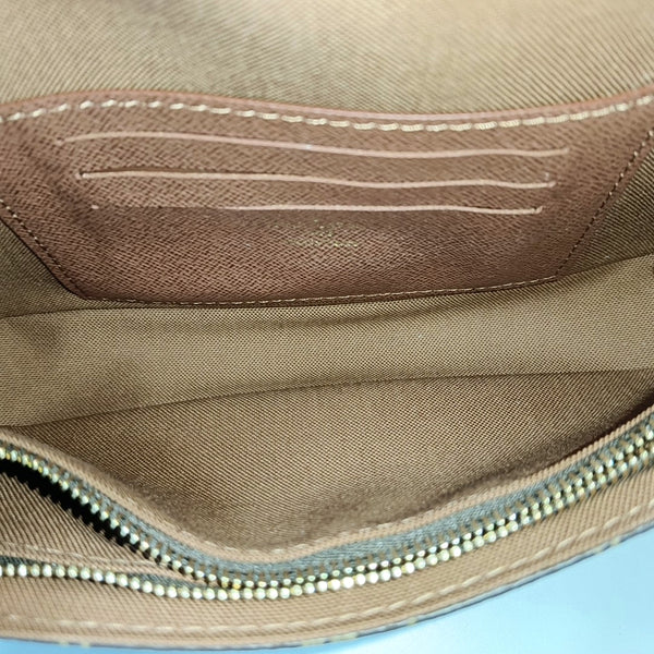 IVY Monogram Coated Canvas Brown