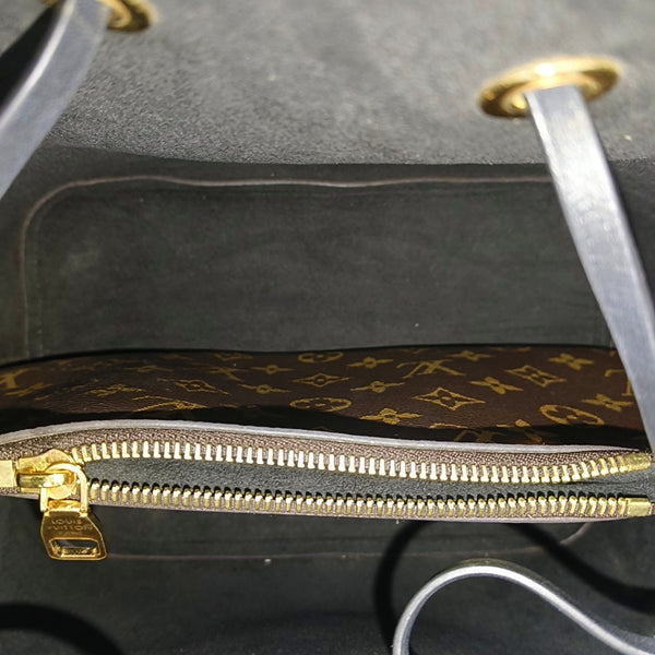 NÉONOÉ MM Monogram Coated Canvas Brown