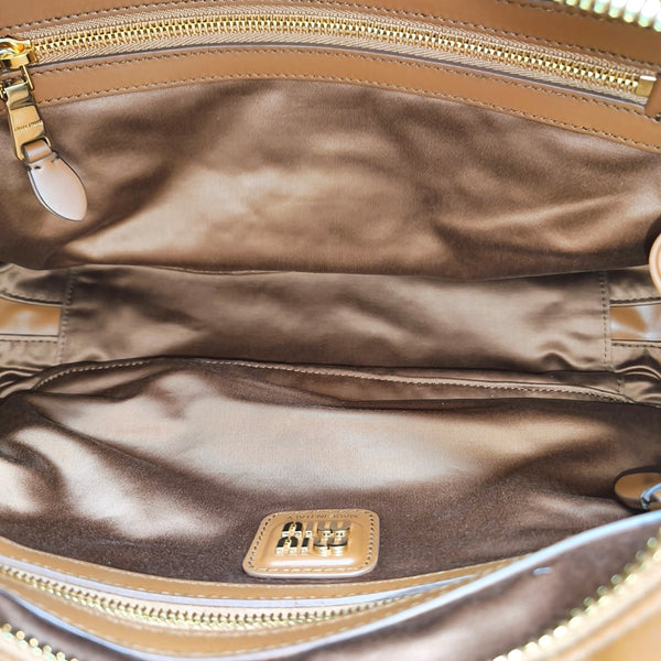 Beau Large Calfskin Brown