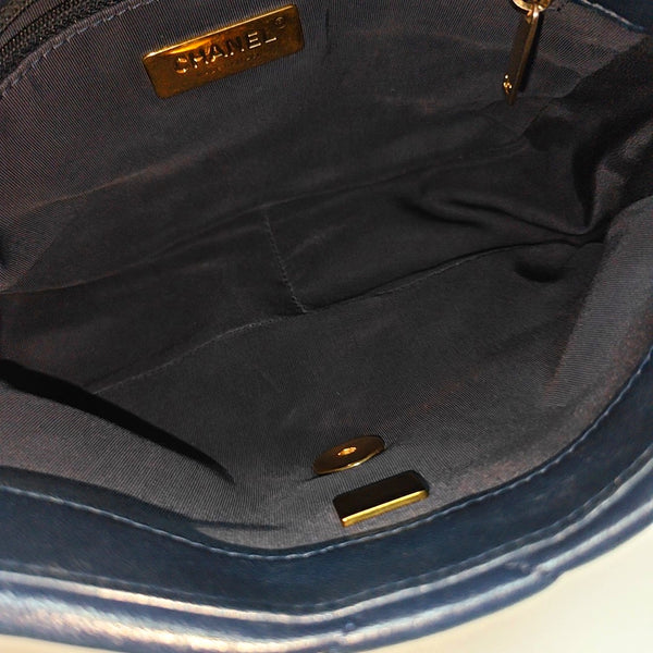 CHANEL 19 Small Quilted Lambskin Blue