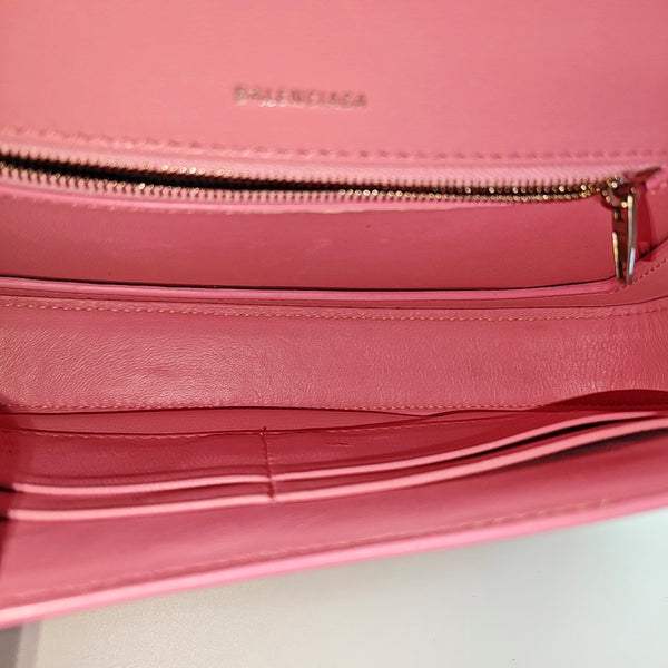 Calfskin Shoulder Bag Pink
