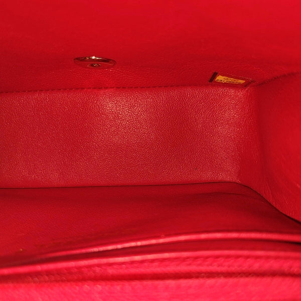 CLASSIC FLAP Mini Quilted Lambskin Red