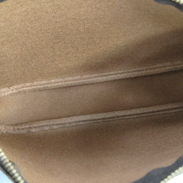 ACCESSOIRES Monogram Coated Canvas Brown