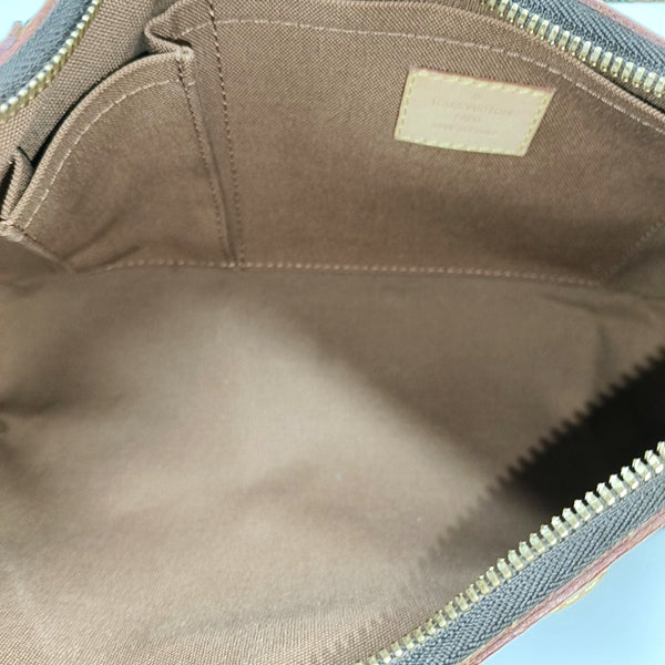 GALLIERA Monogram Coated Canvas Brown