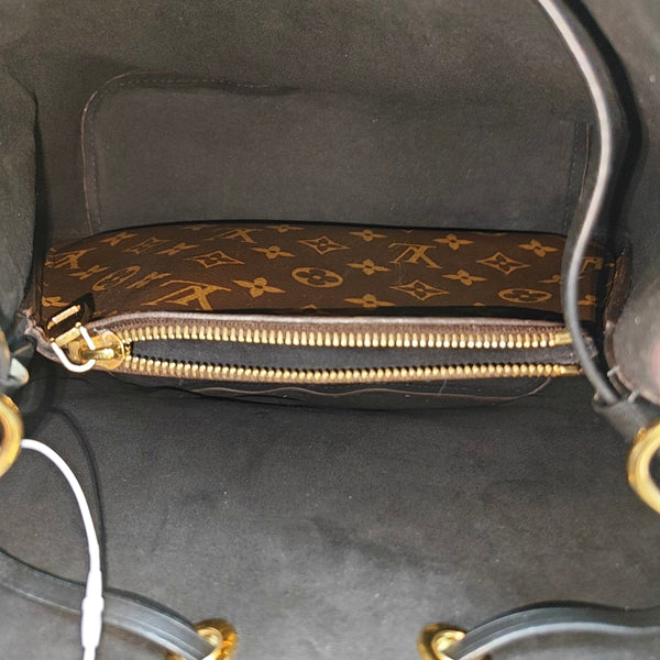 NÉONOÉ MM Monogram Coated Canvas Brown