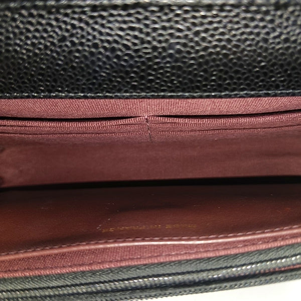 WOC Quilted Grained Calfskin Black