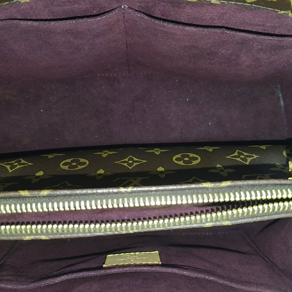 MONTAIGNE Monogram Coated Canvas Brown