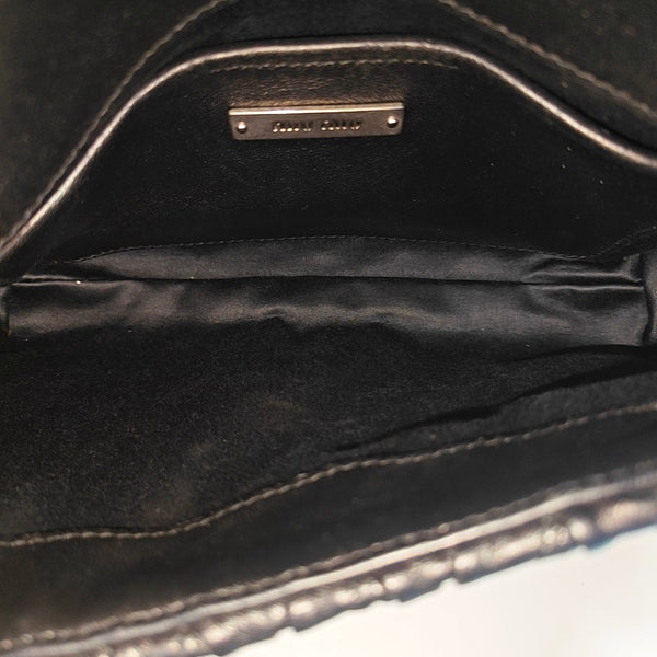 Matelassé Quilted Lambskin Black