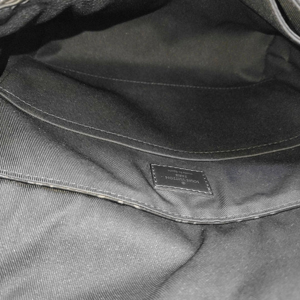 DISTRICT PM Monogram Coated Canvas Black