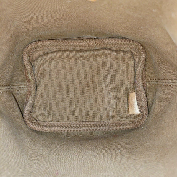 NÉONOÉ Nano Monogram Coated Canvas Brown