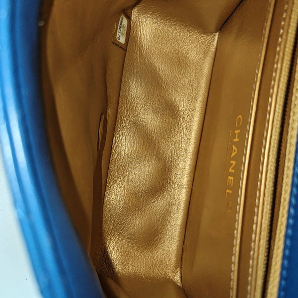 CLASSIC FLAP Mini Quilted Lambskin Blue